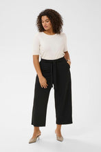 Charger l'image dans la galerie, PANTALON JAMBE LARGE TAILLE PLUS KAFFE CURVE KCPHEOLO CROPPED PANTS 10584091 100121
