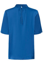 Charger l'image dans la galerie, HAUT BLOUSE MANCHE COURTE COL MONTANT SAINT TROPEZ AILEENSZ FLARED 30514797 194029
