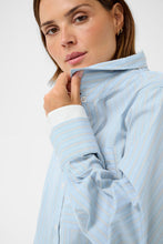 Charger l'image dans la galerie, BLOUSE À RAYURES MANCHE LONGUE TAILLE PLUS KAFFE CURVE KCLENIA 10583924
