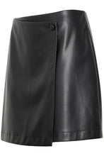 Charger l&#39;image dans la galerie, JUPE COURTE CUIRETTE B.YOUNG BYDAJA FAKE WRAP SKIRT 20816993
