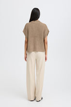 Charger l&#39;image dans la galerie, TRICOT PONCHO SANS MANCHE COL V BOUTONS B.YOUNG BYOTINKA 20815276 181112
