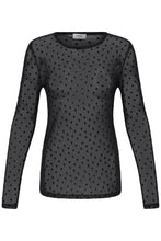Charger l'image dans la galerie, HAUT M/L MESH AVEC MOTIF COEUR VELOURS FRANSA FRDETA TEE 1 20610740 900016756
