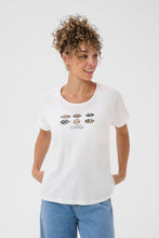 Charger l'image dans la galerie, HAUT T-SHIRT PRINT LEVRES CREAM CRLUMILLA 10614661 108782
