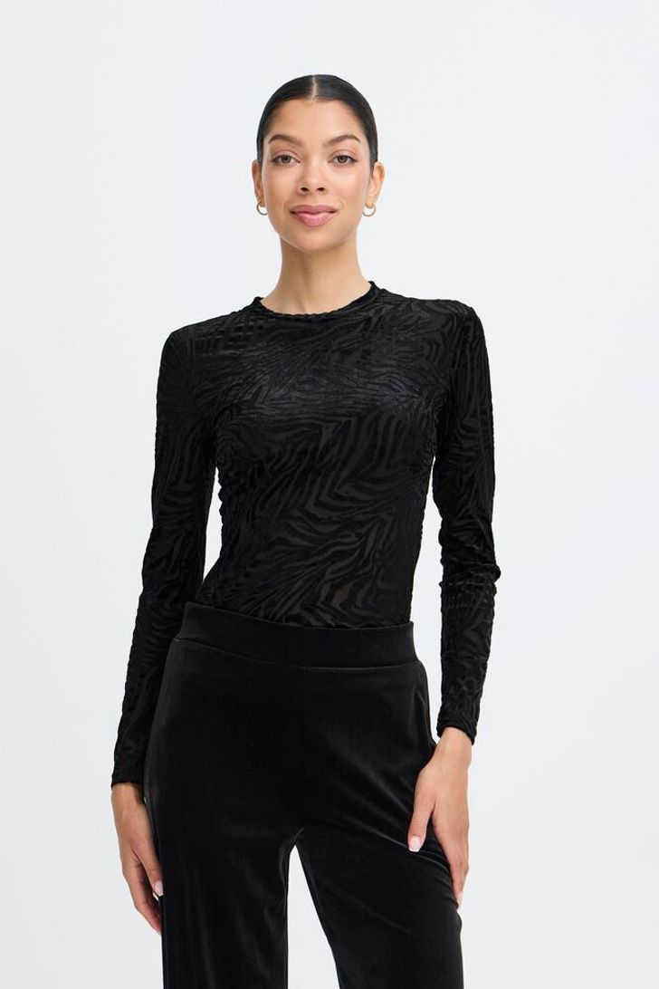 HAUT M/L MESH AVEC MOTIF ANIMAL VELOURS B.YOUNG BYSHIRLEY TOP 3 20818323