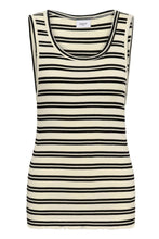 Charger l'image dans la galerie, HAUT CAMISOLE COL ROND RAYURES SAINT TROPEZ OLALIASZ TANK TOP 30514822
