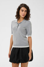 Charger l'image dans la galerie, TRICOT POLO MANCHE COURTE KAFFE KALIZZA CONTRAST POLO 10511494

