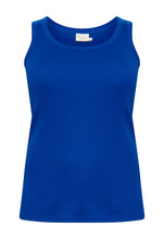 Charger l&#39;image dans la galerie, HAUT CAMISOLE RIBS TAILLE PLUS KAFFE CURVE KACARINA 10581396-193952
