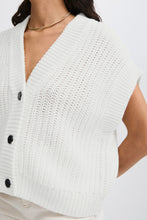 Charger l&#39;image dans la galerie, TRICOT PONCHO SANS MANCHE COL V BOUTONS B.YOUNG BYOTINKA 20815276 114300
