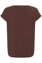 Charger l'image dans la galerie, HAUT T-SHIRT COL ROND LUREX ICHI IHREBEL SS6 20109945 CHICORY COFFEE 101419

