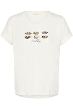 Charger l'image dans la galerie, HAUT T-SHIRT PRINT LEVRES CREAM CRLUMILLA 10614661 108782
