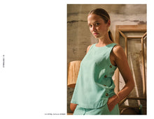 Charger l'image dans la galerie, HAUT CAMISOLE COL ROND BOUTONS DECORATIFS SUR LES COTES ETYMOLOGIE ETYTAL
