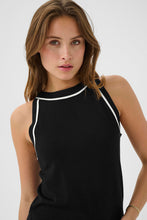 Charger l&#39;image dans la galerie, HAUT CAMISOLE RAGLAN TRICOT KAFFE KAMALLY 10510294
