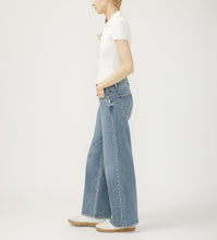 Charger l&#39;image dans la galerie, SUKI WIDE LEG WESTON SILVER JEAN L93905ADM289
