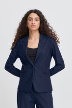 Charger l&#39;image dans la galerie, VESTON KNIT MANCHE LONGUE ICHI IHKATE DENIM BL 20122944
