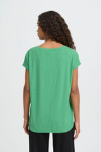 Charger l'image dans la galerie, HAUT T-SHIRT COL ROND LUREX ICHI IHREBEL SS6 20109945 KELLY GREEN 166138
