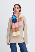 Charger l&#39;image dans la galerie, FOULARD LAINAGE MULTI RAYURES ICHI IAMATIKI SC 20121702
