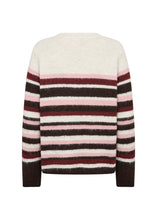 Charger l'image dans la galerie, TRICOT MANCHE LONGUE COL ROND RAYURES SOYA CONCEPT ILENE YD5 33880
