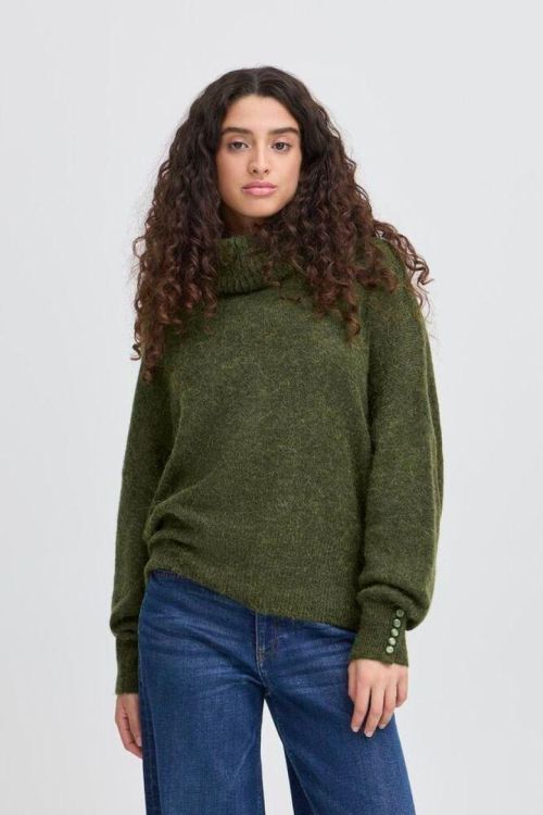 TRICOT MANCHE LONGUE GROS COL BAVEUX ICHI IHKAMARA RN2 20121996 190419