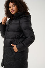 Charger l'image dans la galerie, MANTEAU MANCHE LONGUE MATELASSÉE TAILLE PLUS KAFFE CURVE KCSUSANNA 10582480
