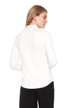 Charger l&#39;image dans la galerie, HAUT CHANDAIL MODAL MANCHE LONGUE UP! 30475 IVORY
