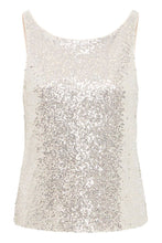 Charger l'image dans la galerie, HAUT CAMISOLE PAILLETTES COL ROND ICHI IHFAUCA TO 20124848
