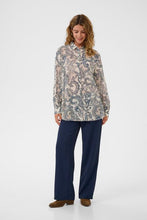 Charger l'image dans la galerie, BLOUSE COL CHEMISIER M/L FERMETURE BOUTONS IMPRIMÉ PAISLEY CREAM CRBEA
