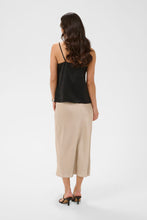 Charger l'image dans la galerie, HAUT CAMISOLE COL V BRETELLE SPAGHETTI AJUSTABLE KAFFE KALOTTE STRAP TOP 10511696

