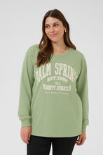 Charger l'image dans la galerie, CHANDAIL COL ROND PALM SPRING MANCHE LONGUE TAILLE PLUS KAFFE CURVE KCSUS SWEATSHIRT 10583906
