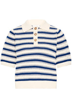 Charger l'image dans la galerie, TRICOT POLO RAYURES MANCHE COURTE B.YOUNG BYMIKALA POLO 20818398
