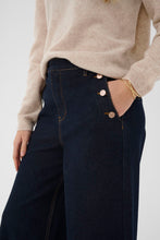Charger l'image dans la galerie, JEAN CREAM JAMBE LARGE CRVISTI PANT W BUTTON 10615138 109555
