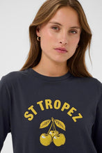 Charger l'image dans la galerie, HAUT T-SHIRT IMPRIMÉ CERISE SAINT TROPEZ OCTAVIASZ 30514706
