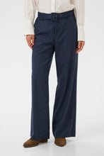 Charger l'image dans la galerie, PANTALON TROUSER JAMBE LARGE RAYURES VERTICALES CREAM CRLORELIE PANT 10614552
