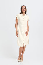 Charger l'image dans la galerie, ROBE CHEMISIER LIN/VISCOSE MANCHE COURTE B.YOUNG BYFALAKKA SS SHIRT DRESS 20814553
