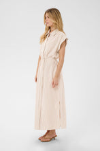 Charger l'image dans la galerie, ROBE CHEMISIER MANCHES CAPES RAYURES SAINT-TROPEZ ELMIKOSZ N. MAXI DRESS 30515130
