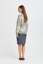 Charger l&#39;image dans la galerie, TRICOT MANCHE LONGUE COL MONTANT FLEURS BYOMEA FLOWER 20817100 200539

