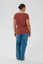 Charger l'image dans la galerie, HAUT COL V ÉLASTIQUE AU BAS TAILLE PLUS KAFFE CURVE KCJENA V-NECK 10582099 191334
