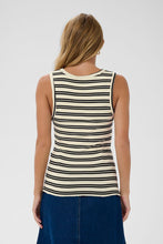 Charger l'image dans la galerie, HAUT CAMISOLE COL ROND RAYURES SAINT TROPEZ OLALIASZ TANK TOP 30514822
