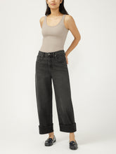 Charger l&#39;image dans la galerie, BE EASY WIDE LEG CROP SILVER JEAN L28934ADB551
