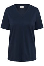 Charger l'image dans la galerie, CHANDAIL COL V MANCHE COURTE TAILLE PLUS KAFFE CURVE KCANNIA T-SHIRT 10584209 194020
