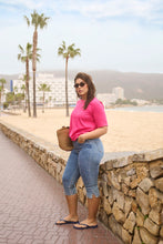 Charger l'image dans la galerie, PANTALON CAPRI DE JEAN TAILLE PLUS KAFFE CURVE KCVILANA CAPRI JEANS 10584087
