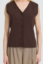 Charger l'image dans la galerie, TRICOT DEBARDEUR SANS MANCHE COL V BOUTONS B.YOUNG BYOTARI SLIPOVER 20819142 191016
