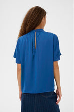 Charger l'image dans la galerie, HAUT BLOUSE MANCHE COURTE COL MONTANT SAINT TROPEZ AILEENSZ FLARED 30514797 194029
