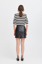 Charger l&#39;image dans la galerie, JUPE COURTE CUIRETTE B.YOUNG BYDAJA FAKE WRAP SKIRT 20816993
