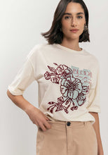 Charger l&#39;image dans la galerie, HAUT T-SHIRT PRINT VELOURS LEZ A LEZ 9041E 011664
