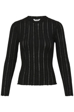 Charger l'image dans la galerie, HAUT M/L RAYURES VERTICALES EN TRANSPARENCE B.YOUNG BYTEA LS BLOUSE 20819267
