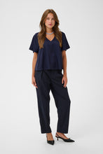 Charger l'image dans la galerie, HAUT BLOUSE COL V MANCHE COUDE SAINT TROPEZ LODISASZ SS BLOUSE 30515493 193924
