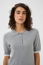 Charger l'image dans la galerie, TRICOT POLO MANCHE COURTE KAFFE KALIZZA CONTRAST POLO 10511494
