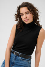 Charger l&#39;image dans la galerie, TRICOT SANS MANCHE COL ROULÉ KAFFE KALIZZA ROLLNECK 10510977
