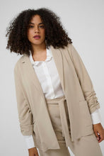 Charger l'image dans la galerie, VESTON KNIT TAILLE PLUS MANCHE 3/4 KAFFE CURVE KCPHEOLO BLAZER 10584092-151305
