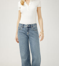 Charger l&#39;image dans la galerie, SUKI WIDE LEG WESTON SILVER JEAN L93905ADM289
